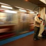 subway violinist